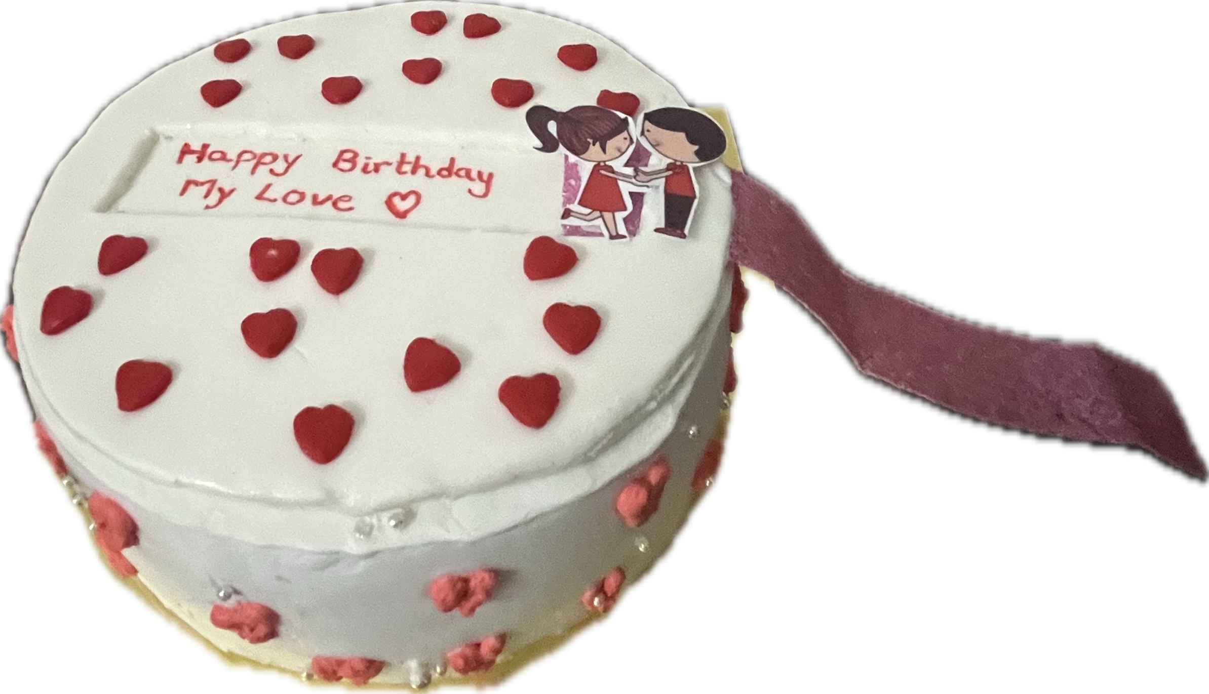 ๐ โMy Loveโ Vegan Secret Message Cake ๐