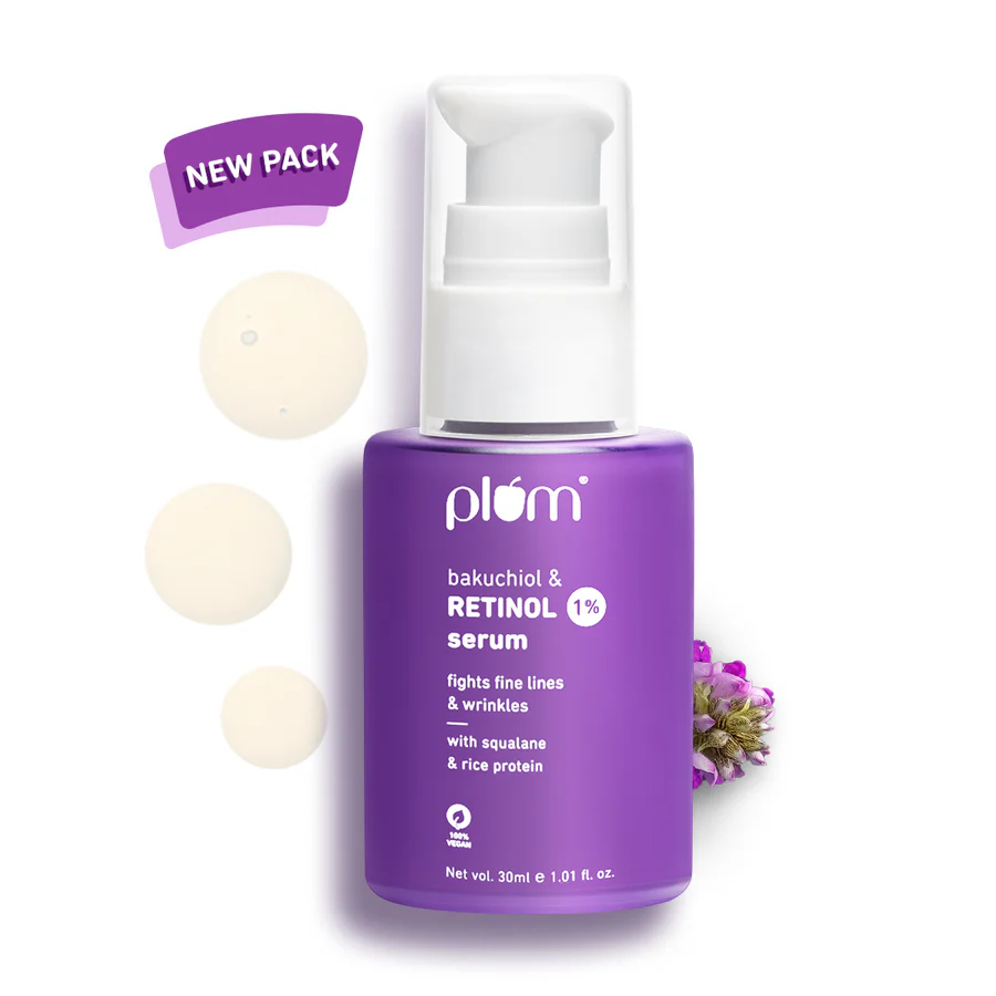 1% Retinol Serum for Face with Bakuchiol