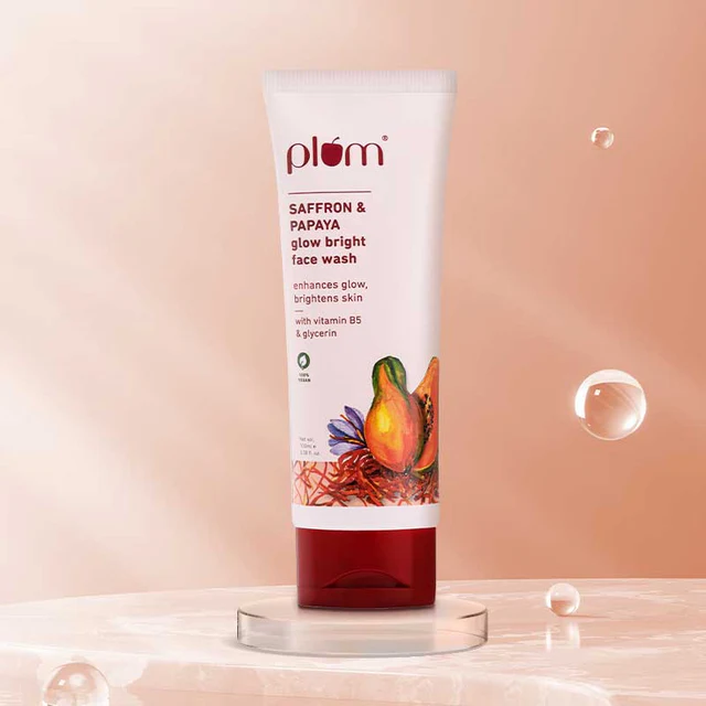 Saffron & Papaya Glow Bright Face Wash