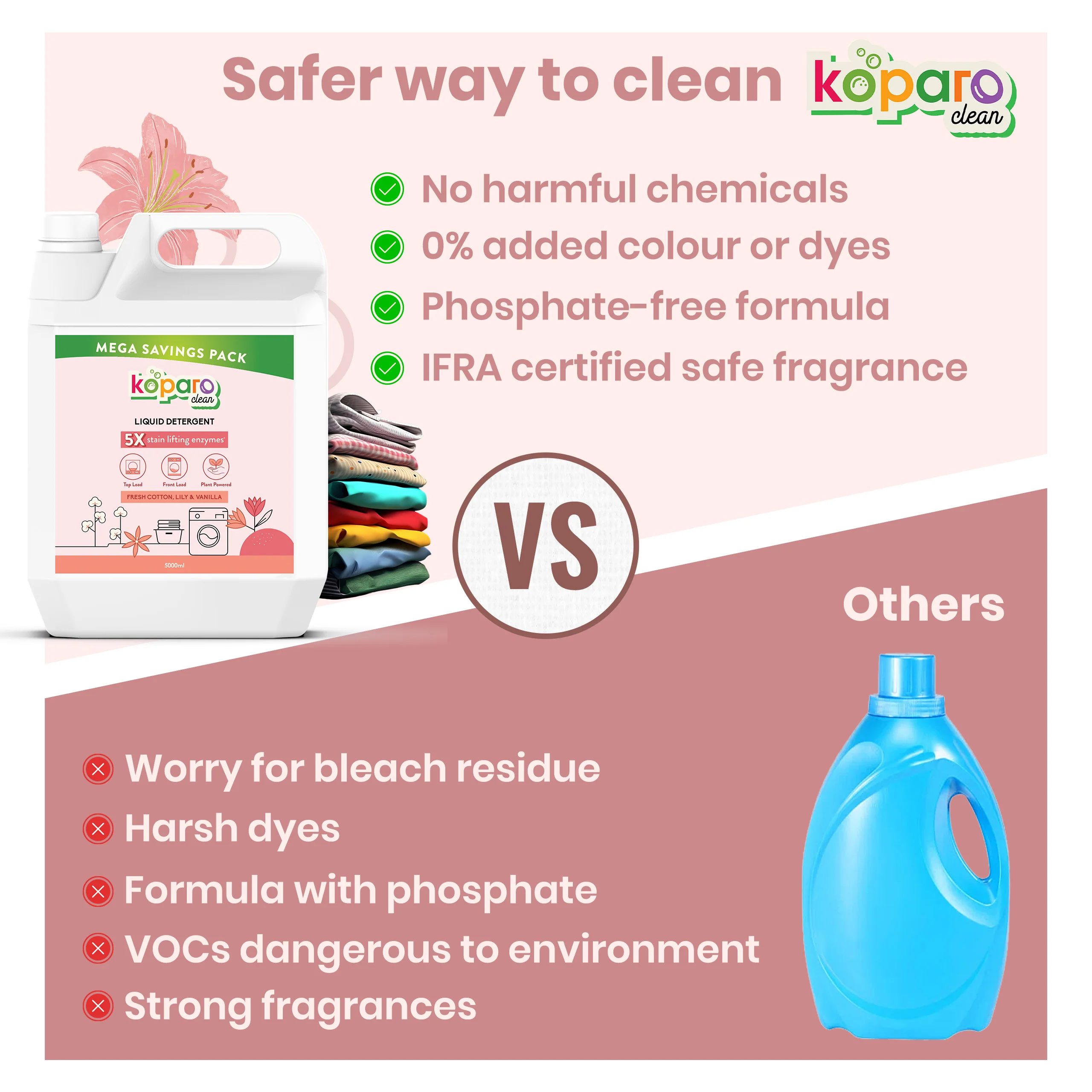 Natural Top Load Laundry Liquid