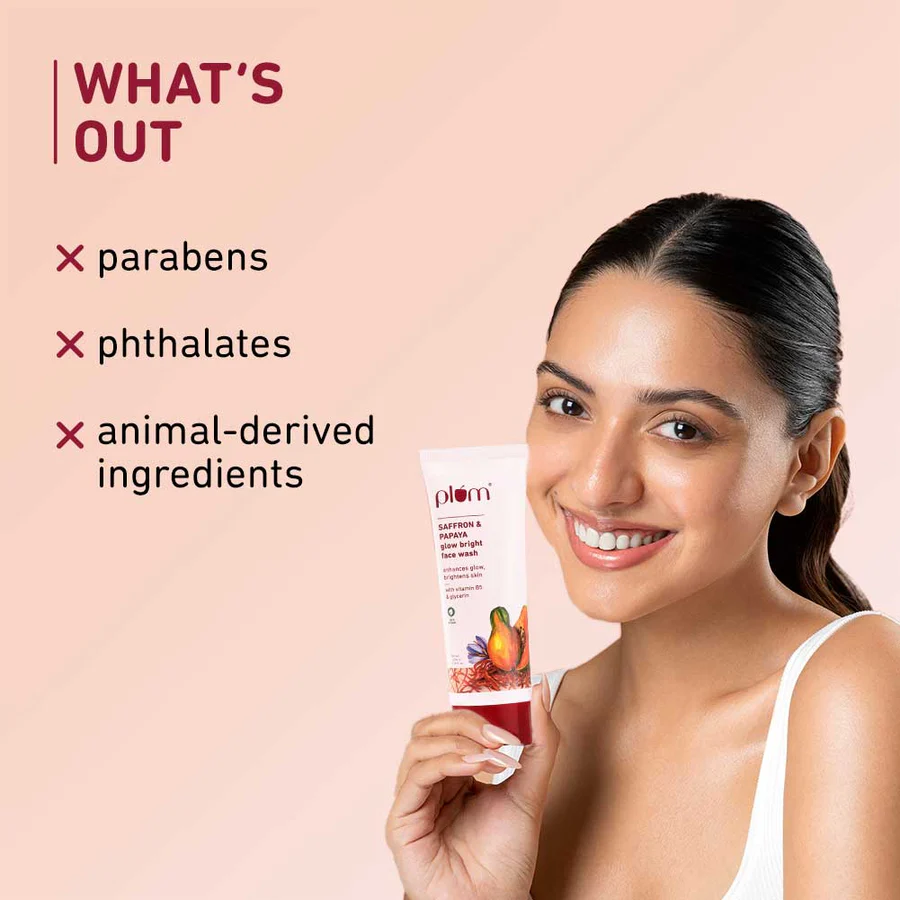 Saffron & Papaya Glow Bright Face Wash