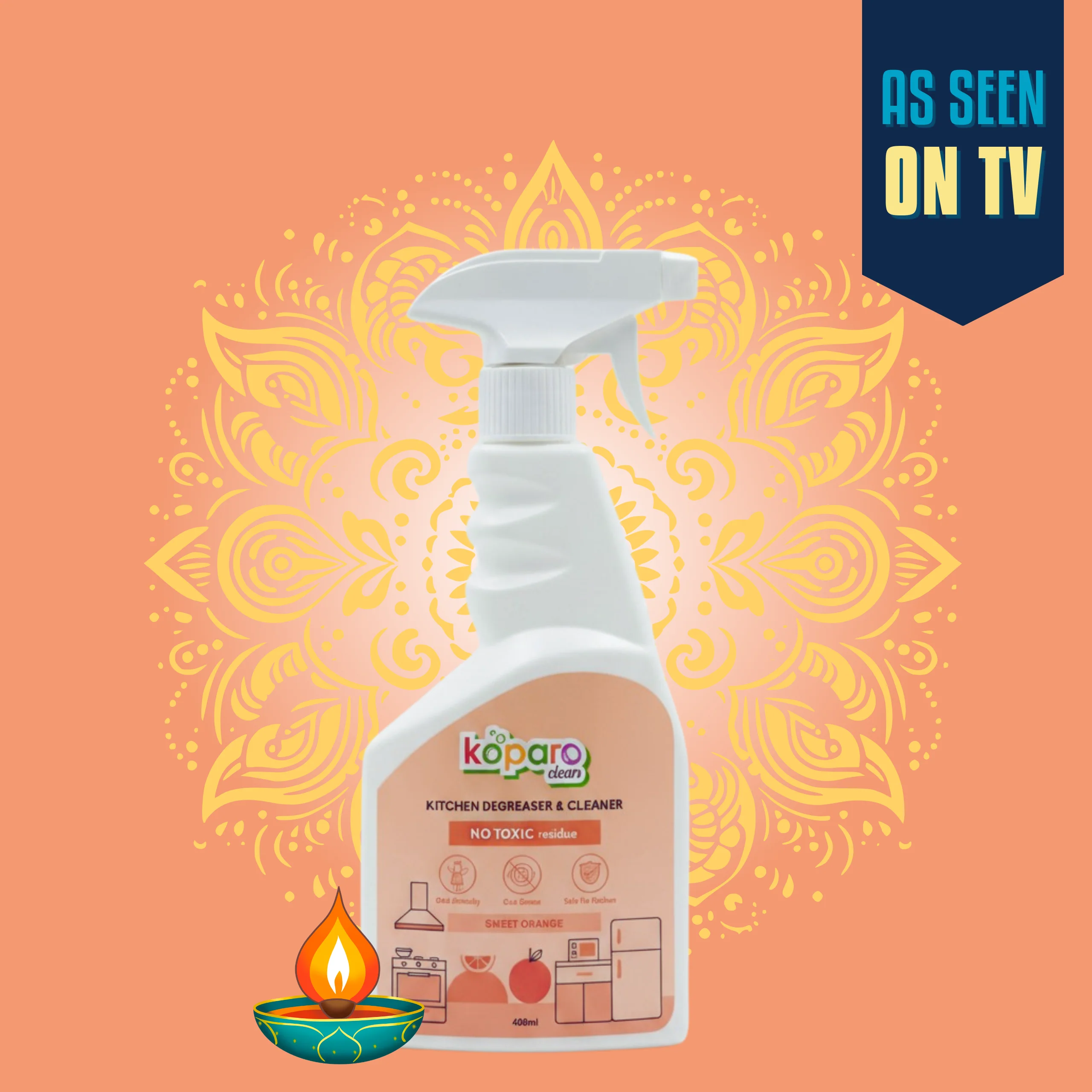 Natural Kitchen Cleaner & Degreaser