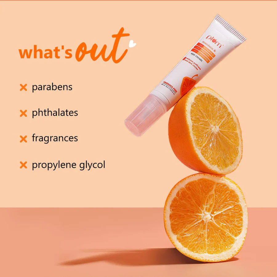 3% Vitamin C, 3% Peptide & 3% Caffeine Under Eye Cream with Mandarin 3% Vitamin C, 3% Peptide & 3% Caffeine Under Eye Cream with Mandarin