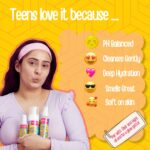 Puddles Teens Care Organic Foam n Glow Facewash