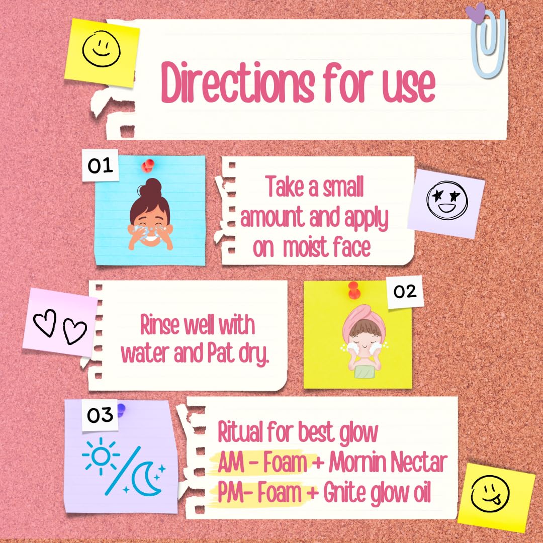 Puddles Teens Care Organic Foam n Glow Facewash Puddles Teens Care Organic Foam n Glow Facewash