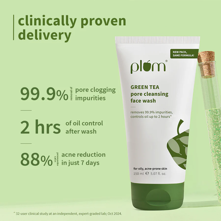 Green Tea Pore Cleansing Face Wash for Acne