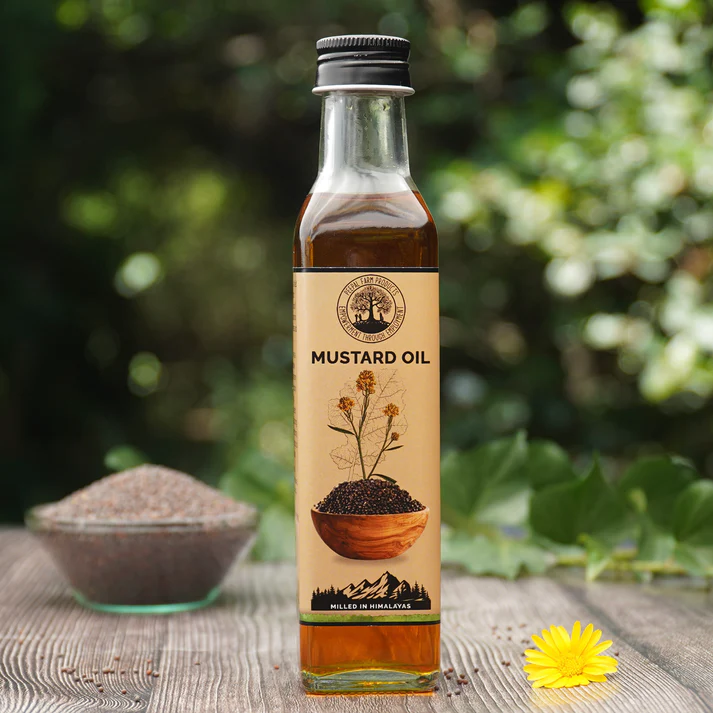 Mustard Oil (250 ml), Milled in the Himalayan Region
