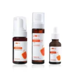 Vitamin C Glow Like A Pro Combo | Foaming Face Wash, Toner, Serum | Fights Hyperpigmentation | Improves Uneven Skin Tone | 100% Vegan | All Skin Types