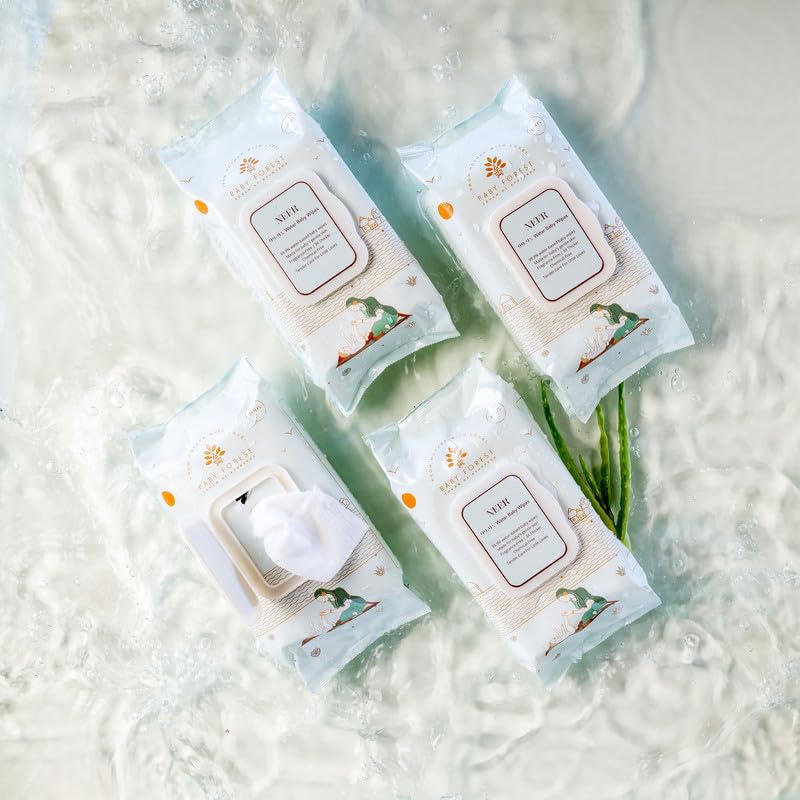 Baby Forest Neer 99.9% Water Baby Wipes- Pack of 5
