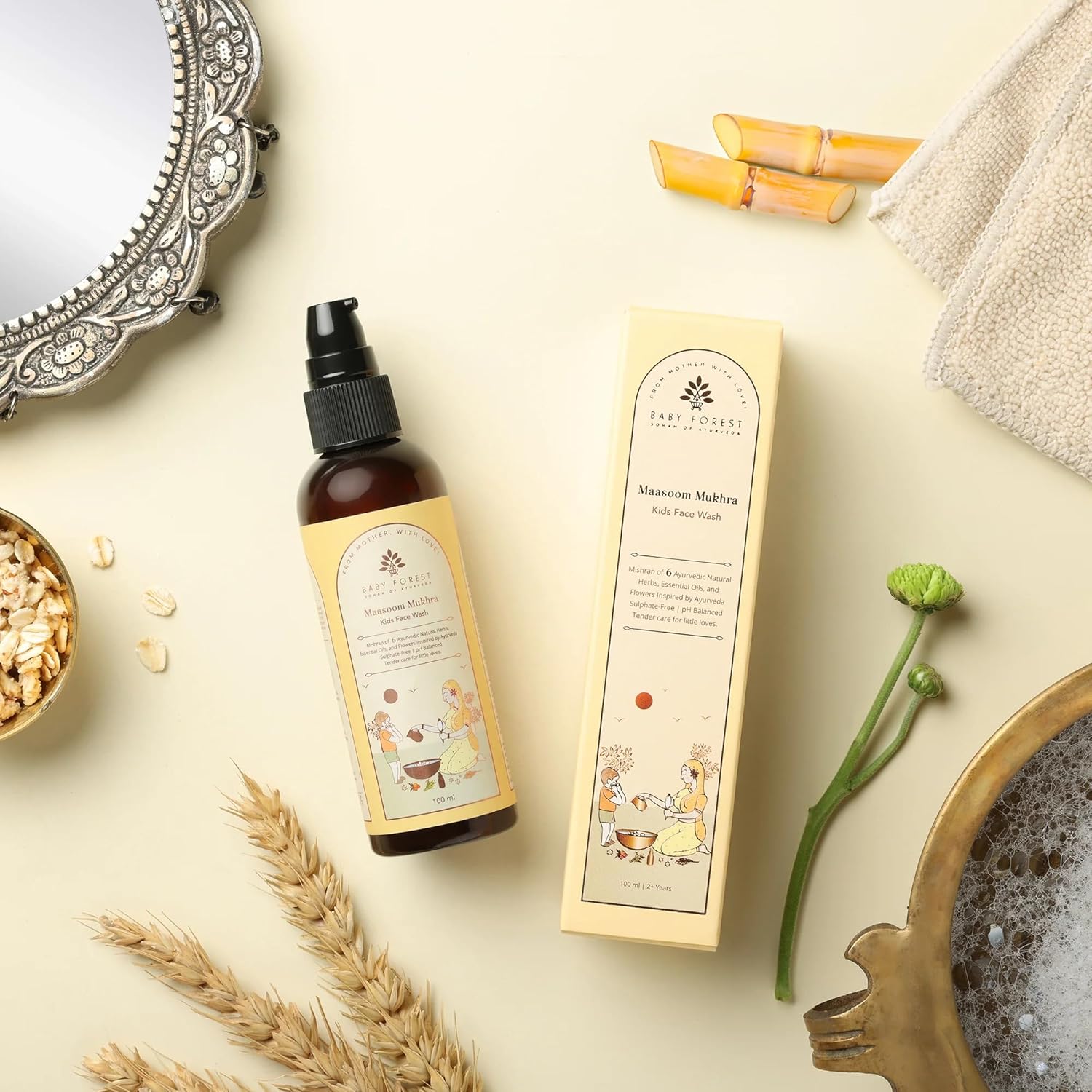 Baby Forest Maasoom Mukhra Ayurvedic Kids Face Wash