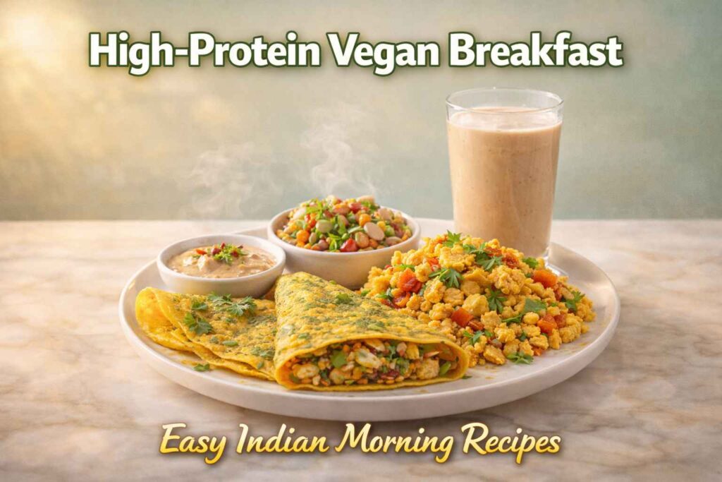 High-Protein Vegan Breakfast Ideas & Recipes in India | Easy, Healthy Vegan Morning Meals