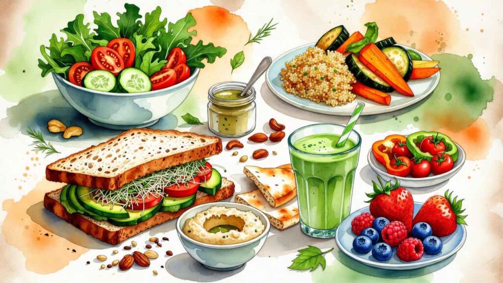 Healthy Vegan Fast Food: Healthy Choice for Busy Days.