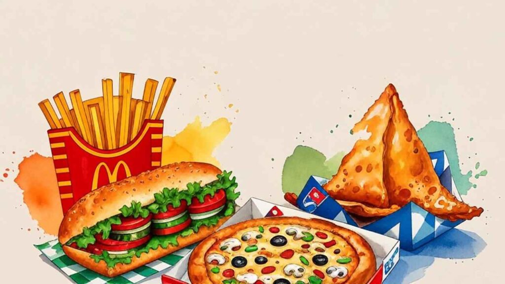 top food chains in India