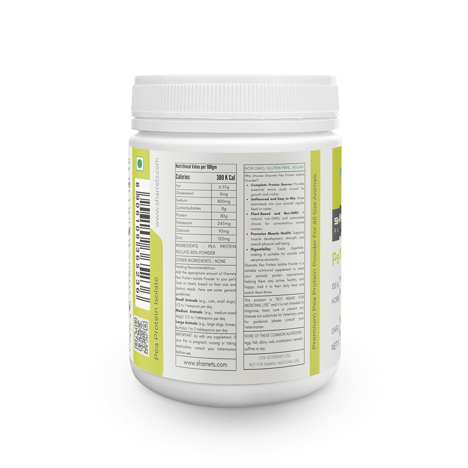 Gallery Detail: Sharrets Pet High Protein Supplement For Dogs Cats