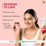 Saffron Glow Bright Cleanse & Moisturize Combo | Face Wash & Moisturizer | With Saffron & Kumkumadi Oil | Enhances Natural Glow & Hydrates Skin | For All Skin Types | 100% Vegan - Image 3