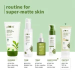 Green Tea & Zinc Super-Matte SPF 50 Sunscreen Gel for Oily Skin - Image 7