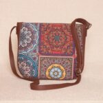 Multicolor Mandala Print - Statement Office Bag & U-Shaped Sling Bag Combo - Image 6