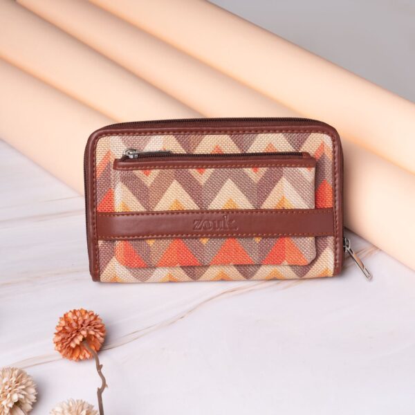 Tidal Wave Classic Zipper Wallet