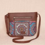 Multicolor Mandala Print - Statement Office Bag & U-Shaped Sling Bag Combo - Image 7