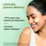 Green Tea & Zinc Super-Matte SPF 50 Sunscreen Gel for Oily Skin - Image 4