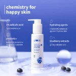 Plum 1% Salicylic Acid Clearly Gentle Gel Face Wash with Blueberry - Image 5