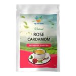 The Tea Shore Rose Cardamom Chai-200gm-30-Cups | Gulab Petals | Floral Spice Blend | Herbal Tea with Cardamom | Stress relief | Better Digestion - Image 3