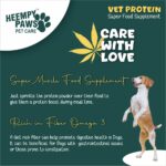 Dog Growth Food Supplement Super Muscle Food Rich in Fiber Omega 3 Shedding Control 40% Clean Protein Powder - Image 4