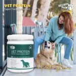 Dog Growth Food Supplement Super Muscle Food Rich in Fiber Omega 3 Shedding Control 40% Clean Protein Powder - Image 2