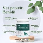 Dog Growth Food Supplement Super Muscle Food Rich in Fiber Omega 3 Shedding Control 40% Clean Protein Powder - Image 7