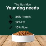 Veg Adult Dog Food 100% Natural Plant-Based Meat-Free for All Breeds This Vet-formulated Veg Dry Kibble high Protein and Fiber Providing Complete Nutrition 1kg Pack - Image 2
