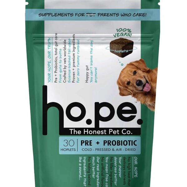 Pet Probiotics & Digestive Supplement – Cold-Pressed Gut Health Formula for Dogs