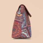 Multicolor Mandala Print Flap Sling Bag - Image 7