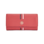 Tommy Hilfiger Moringa Women’s Vegan Leather Wallet — Black