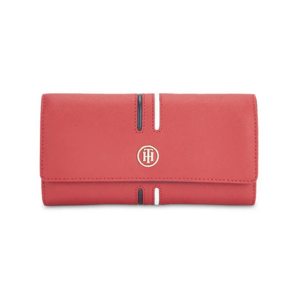 Tommy Hilfiger Moringa Women’s Vegan Leather Wallet — Black