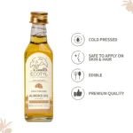 Ecotyl Organic Cold‑Pressed Sweet Almond Oil – 100% Pure & Natural (500 ml) - Image 3