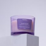 AMETHYST CRYSTAL – 3 WICK CANDLE - Image 3