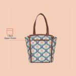 Rhea Kapoor Adira Tote Bag - Kovil Blue - Image 3