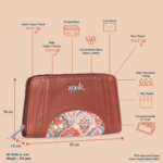 Arika Zipper Wallet - Mughal Art Multicolor - Image 4