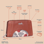 Arika Zipper Wallet - Nawabi Couture - Image 4