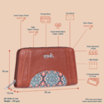 Arika Zipper Wallet - Kolkata Nouveau - Image 4