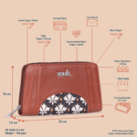 Arika Zipper Wallet - Bidri Kaiser - Image 5