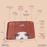 Arika Zipper Wallet - Mughal Motif - Image 5