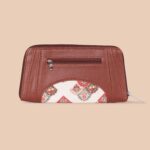 Arika Zipper Wallet - Seashell Motif White - Image 3