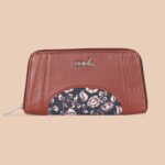 Arika Zipper Wallet - Chittoor Blue Kalamkari - Image 3