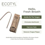 Bamboo Tongue Cleaner Set of 2 – Eco-Friendly Oral Hygiene Tool - Image 5