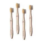 Ultra-Soft Bamboo Toothbrush – Set of 4 Eco-Friendly Toothbrushes - Image 2