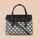 Bidri Kaiser & Paisley Print -  SAK Satchel & Classic Zipper Wallet Combo - Image 2