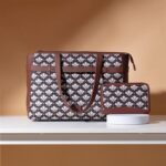 Bidri kaiser - Statement Office Bag & Chain Wallet Combo