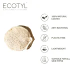 Natural Body Loofah Exfoliating Scrub – Set of 2 (Gentle Skin Cleanser) - Image 3