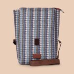 Bombay Houndstooth Roll Up Lunch Bag - Image 5